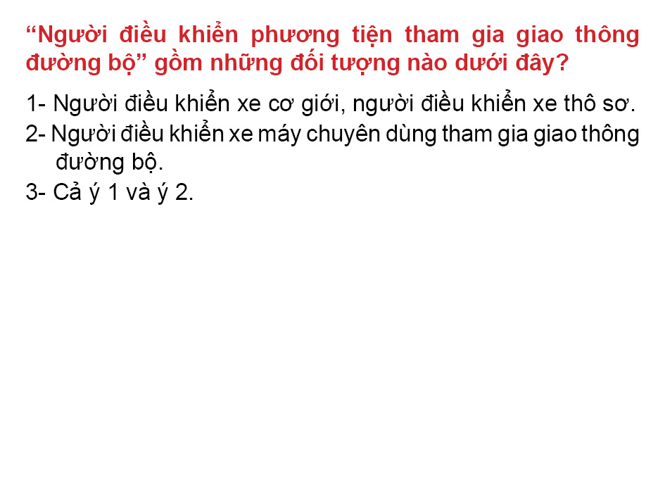 Khái niệm '' Đường ưu tiên'' được hiểu thế nào là đúng ?